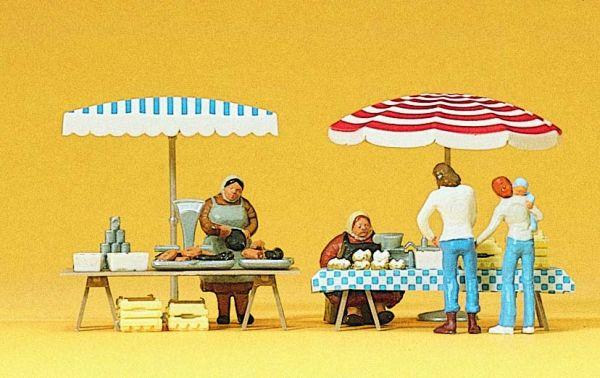 Marché avec accessoires