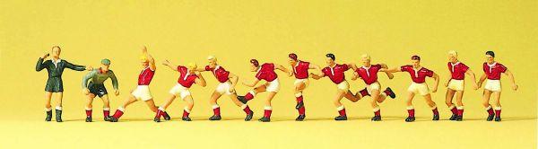 Equipe de football au complet