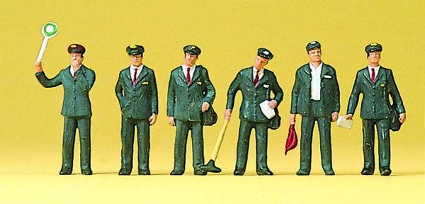 Personnel de gare italiens