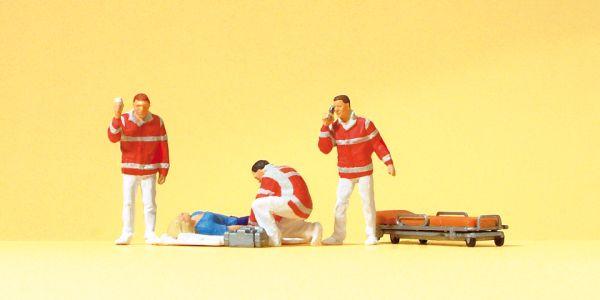 Ambilanciers et civière