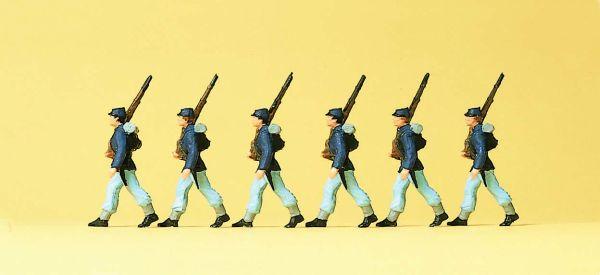 Infanterie en marche