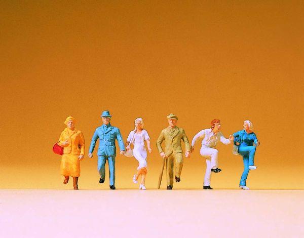 En descendant les escaliers