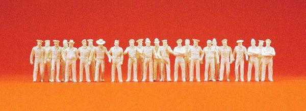 Personnages debouts en uniformes