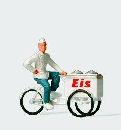 Vendeur de glaces à vélo