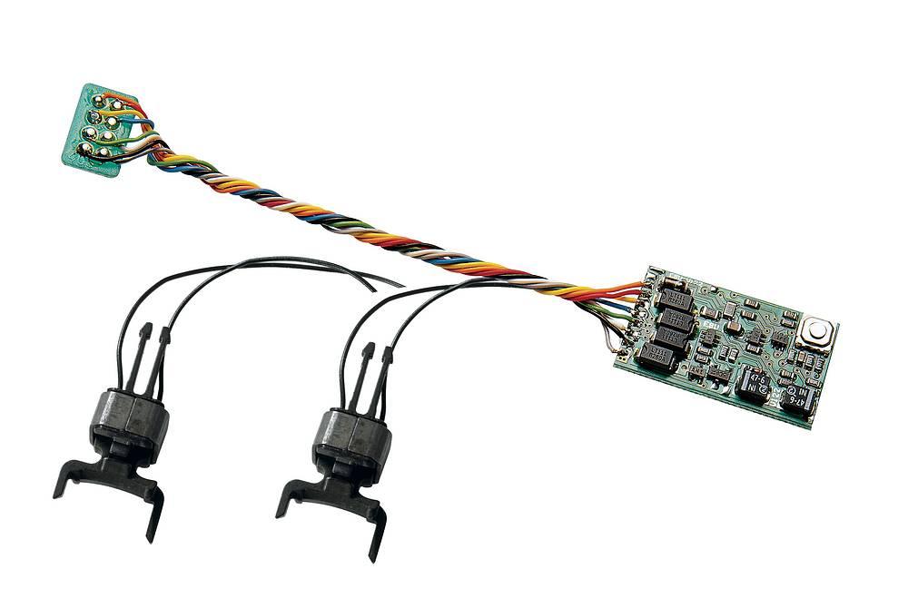 Decodeur DCC avec attelage automatique