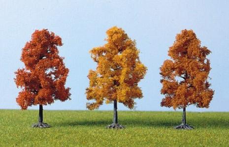Arbres feuillus en automne