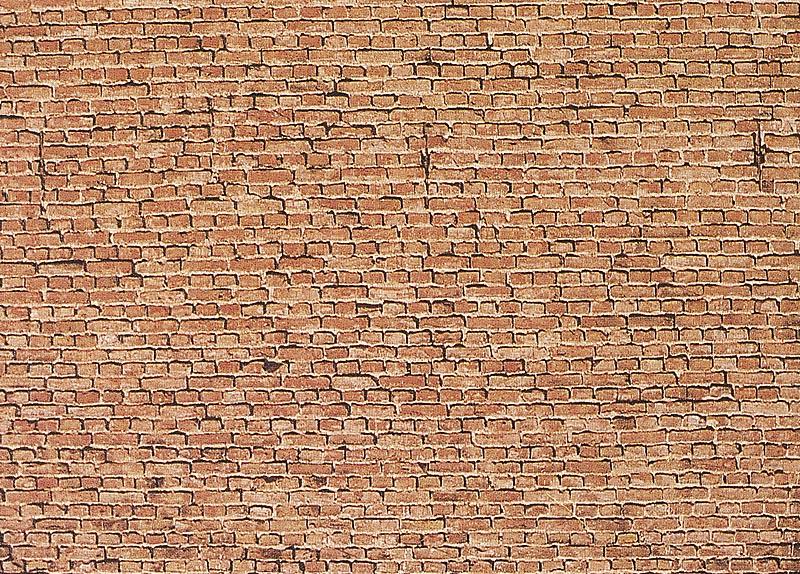 Plaque en carton "mur vieilles briques"