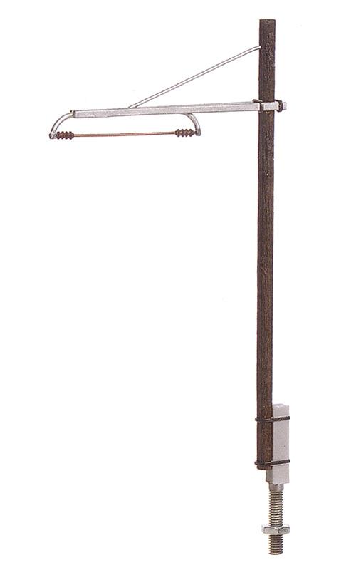 Poteau en bois + console