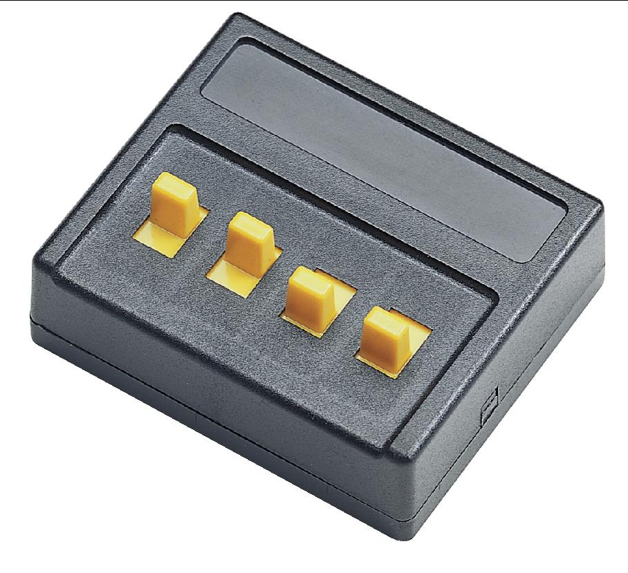 Pupitre de commutation "on/on"