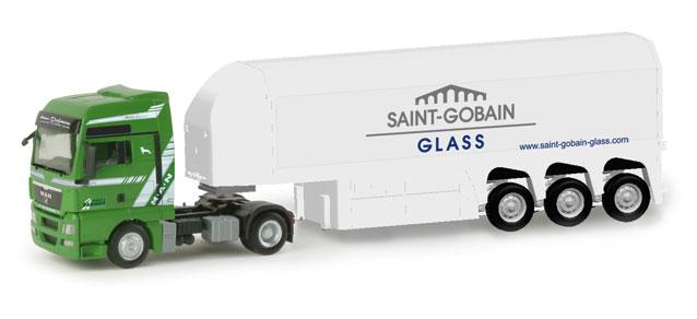 TGX XXL transport de vitres "Saint Gobain"