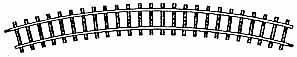 Rail courbe R=515 mm, 24°