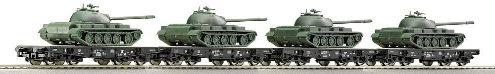 Coffret de wagon pour transport de tanks