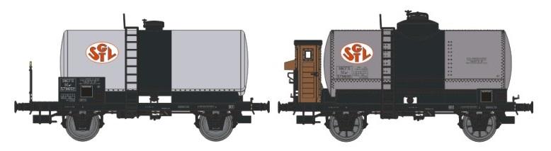 Coffret de wagons citernes "SGTL"