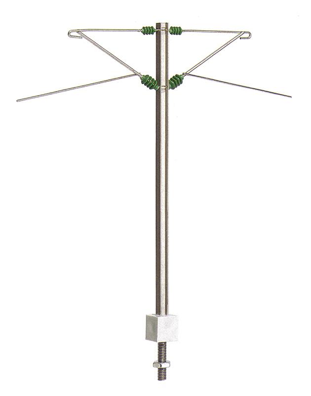 Poteau avec double console