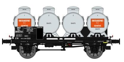 Wagon porte conteneur