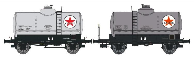 Coffret de wagons citernes "Caltex"