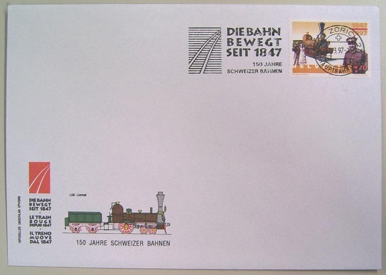 150 ans Chemins de fer suisse