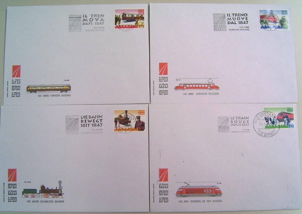 4 enveloppes 150 ans