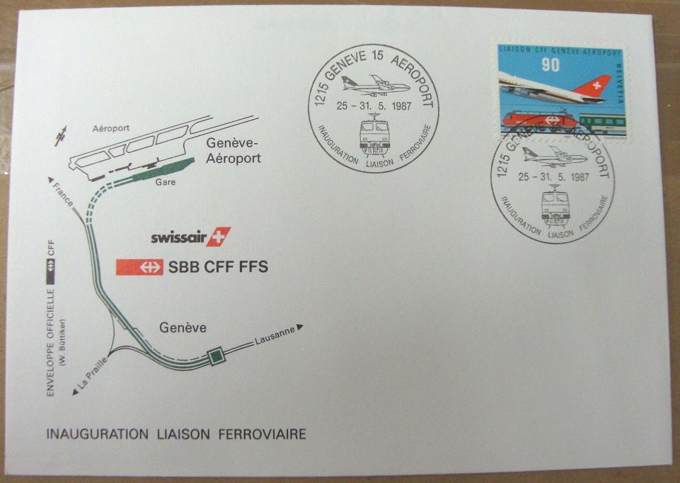 enveloppe Inauguration liaison ferroviaire