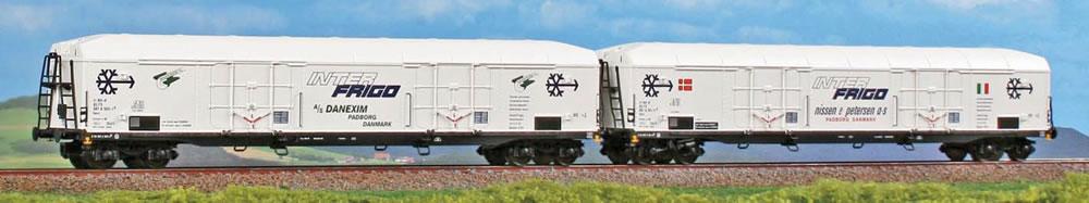 Coffret de wagons frigos type Iaess