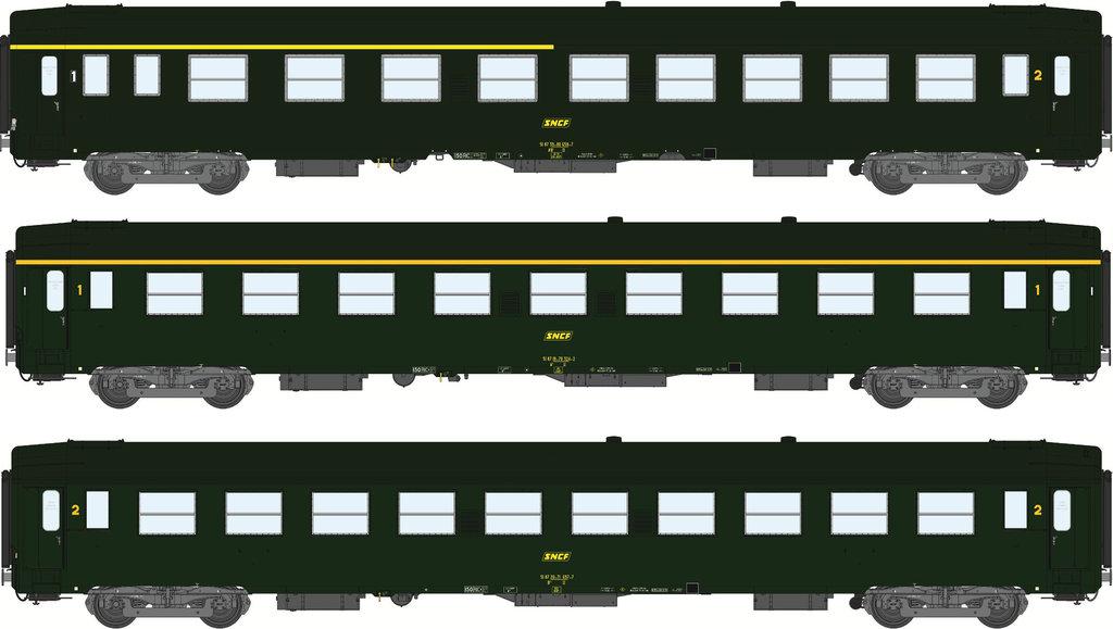 Coffret de voitures UIC Ep IV logo encadre