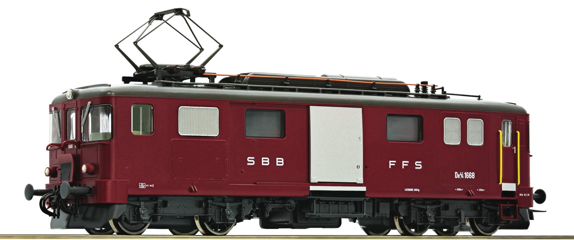 Fourgon automoteur modernise, type De 4/4 No 1668