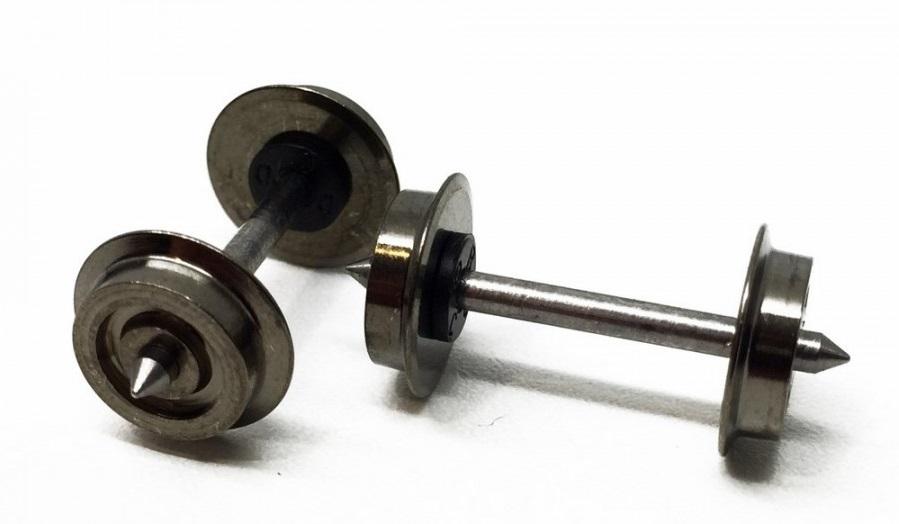 50 pieces, essieux 8.6 mm, adaptables comme essieux de 9 mm