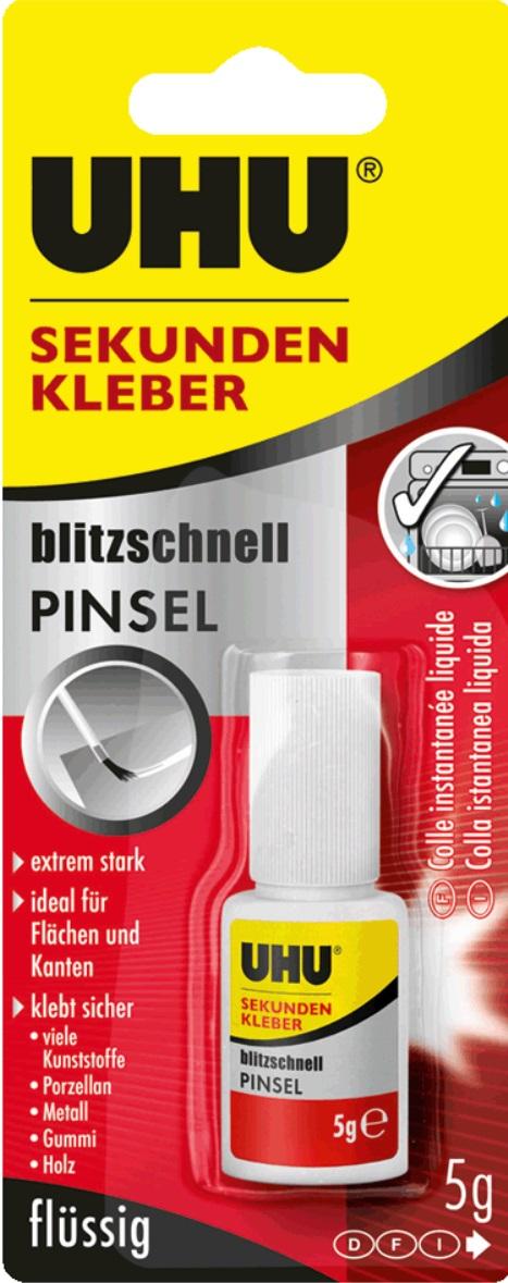 Colle rapide "sekunden Kleber" liquide avec pinceau