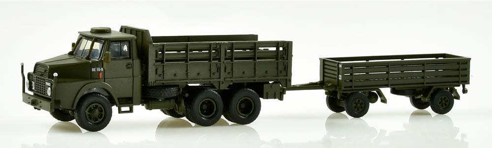 Modèles HS 3-14 6x6 a pont ouvert et remorque