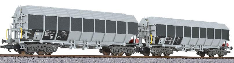 Coffret de wagons silos type Uacos "ex ALUSUISSE"