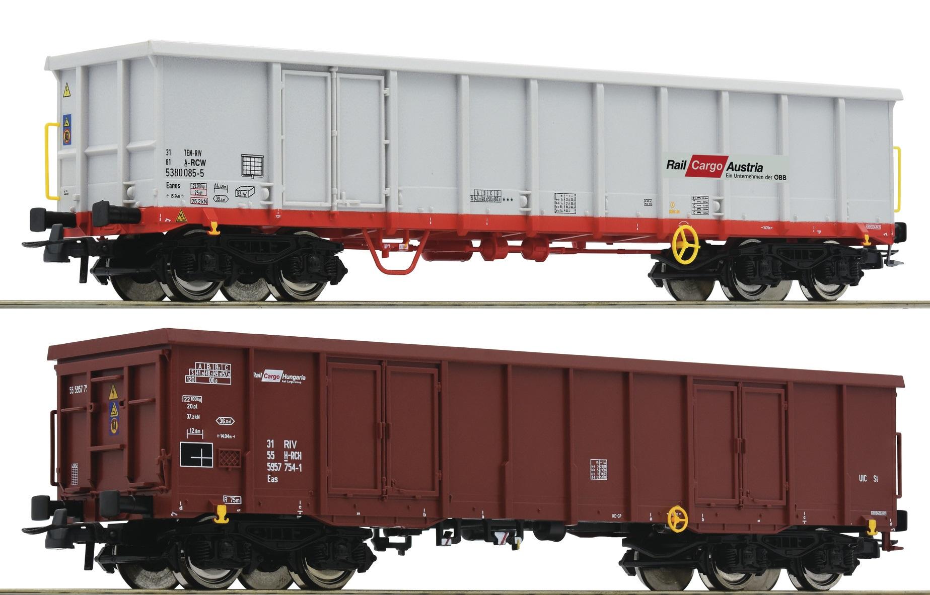Coffret de 2 wagons type Eanos/Eas