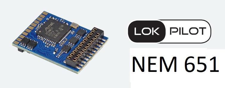 Decodeur digital (V5.0) avec cables et connecteur NEM 651