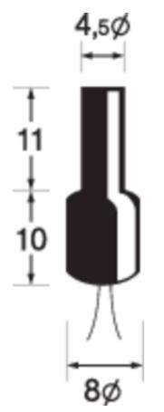 Générateur de fumée court 16 – 22 V DC et AC