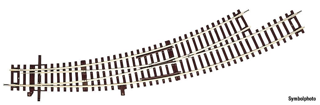 Aiguillage en courbe à gauche BWL 3/4