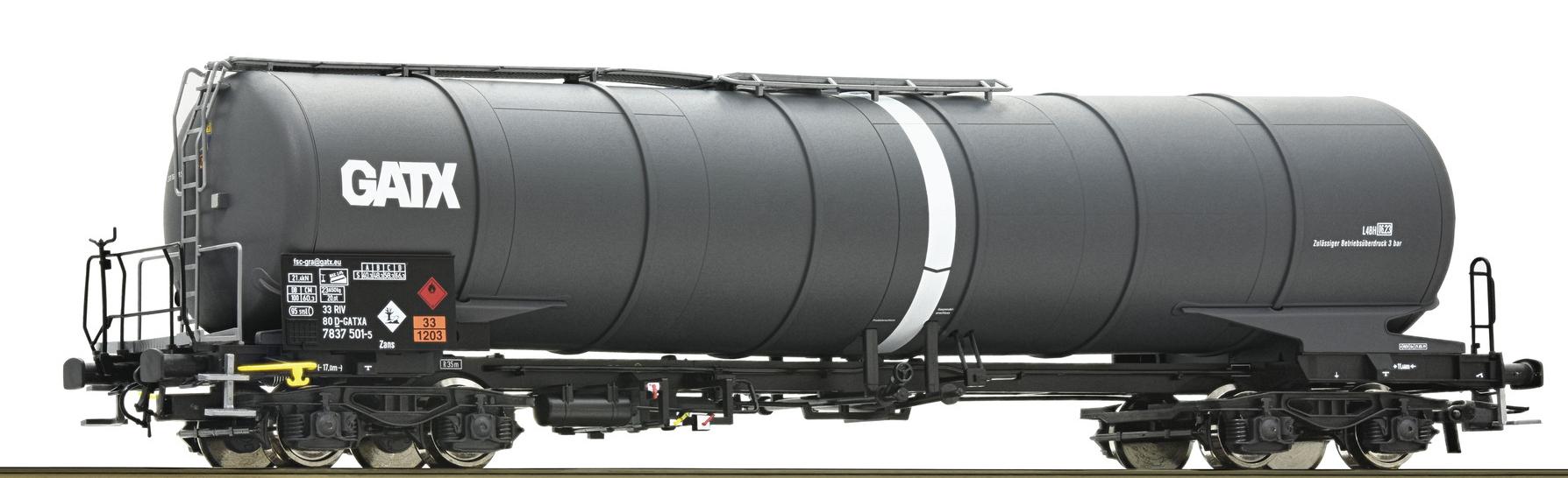 Wagon citerne type Zacns "GATX"