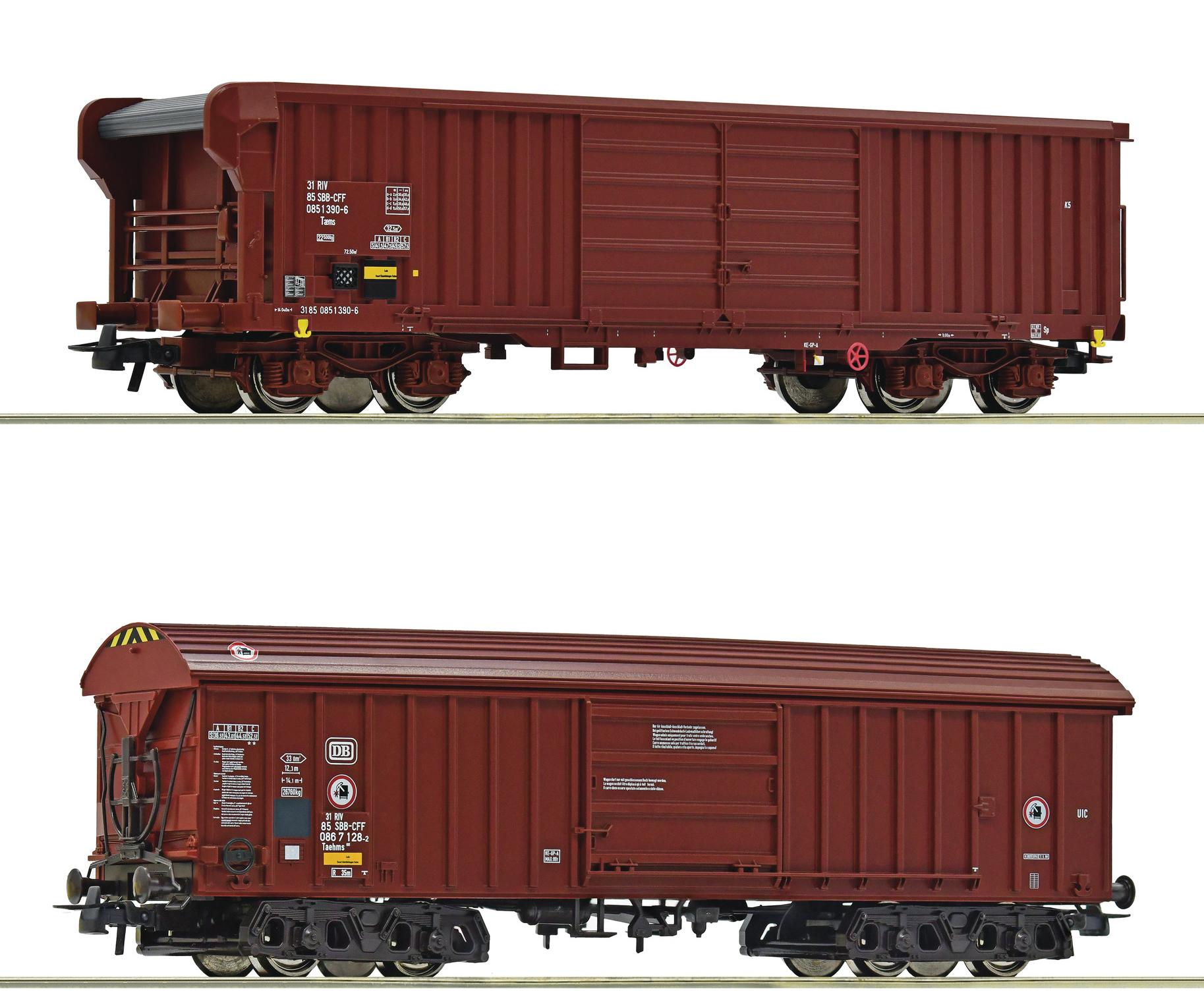 Coffret wagon à toit ouvrant type Taems + Taehms