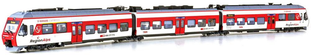 RABe 525 "NINA" RigionAlps, epoque V