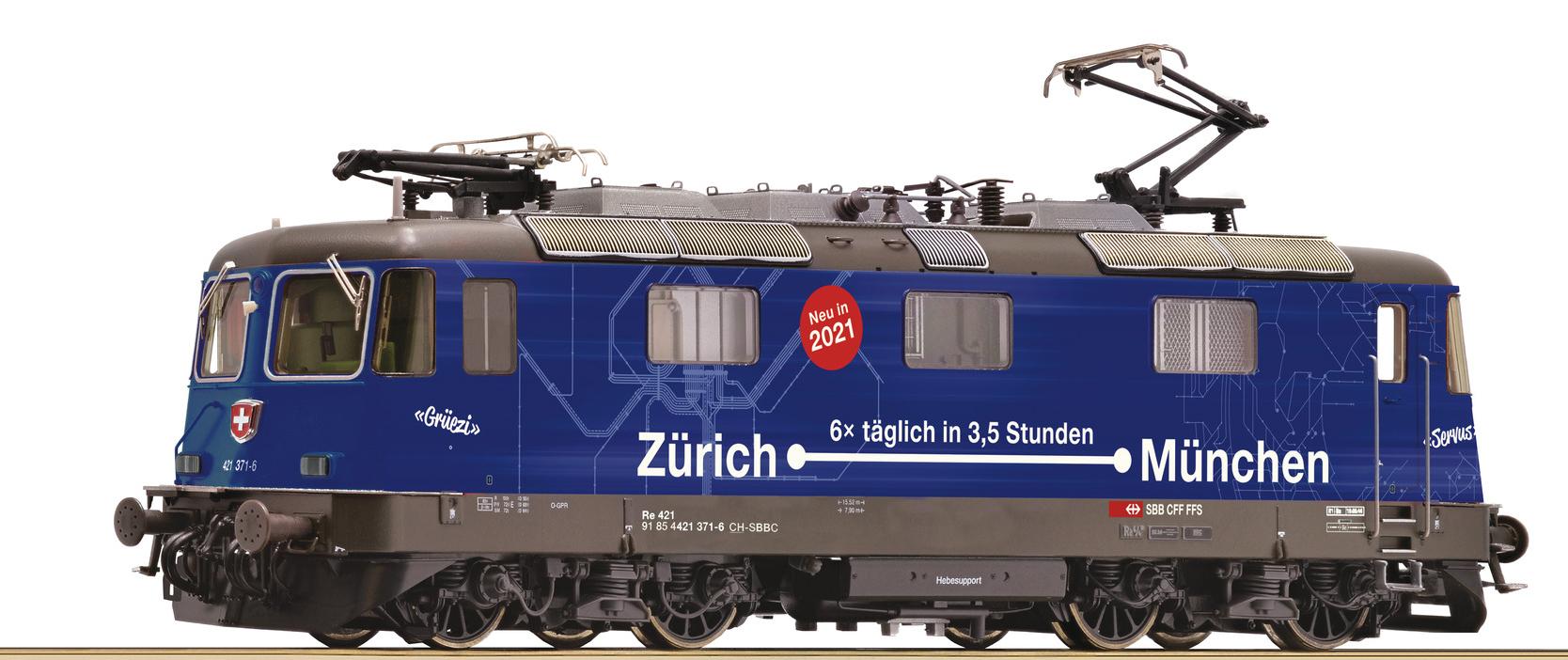 Re 421 371-6 "Zuerich - Muenich"