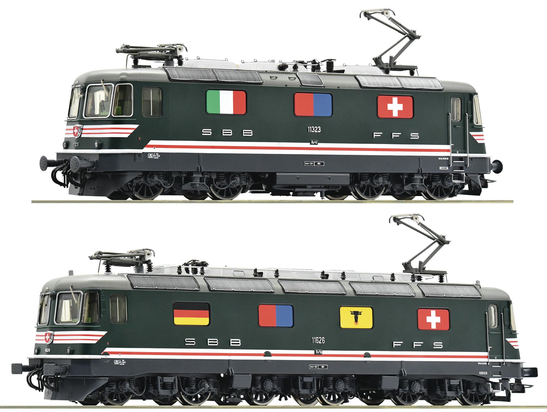 Coffret Re 4/4II 11323 + Re 6/6 11626 „100 Jahre Gotthardbahn“ 1982