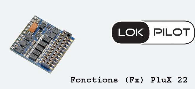 Decodeur de fonctions, fiche PluX22 selon NEM 658