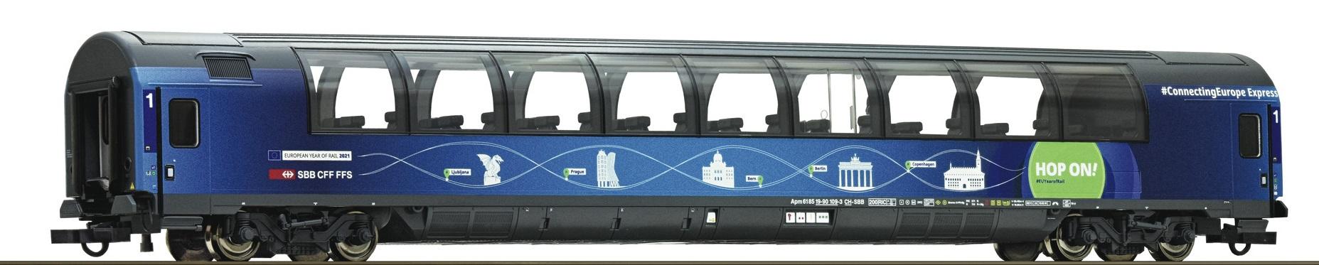 Voiture panoramique "Connecting Europe Express"