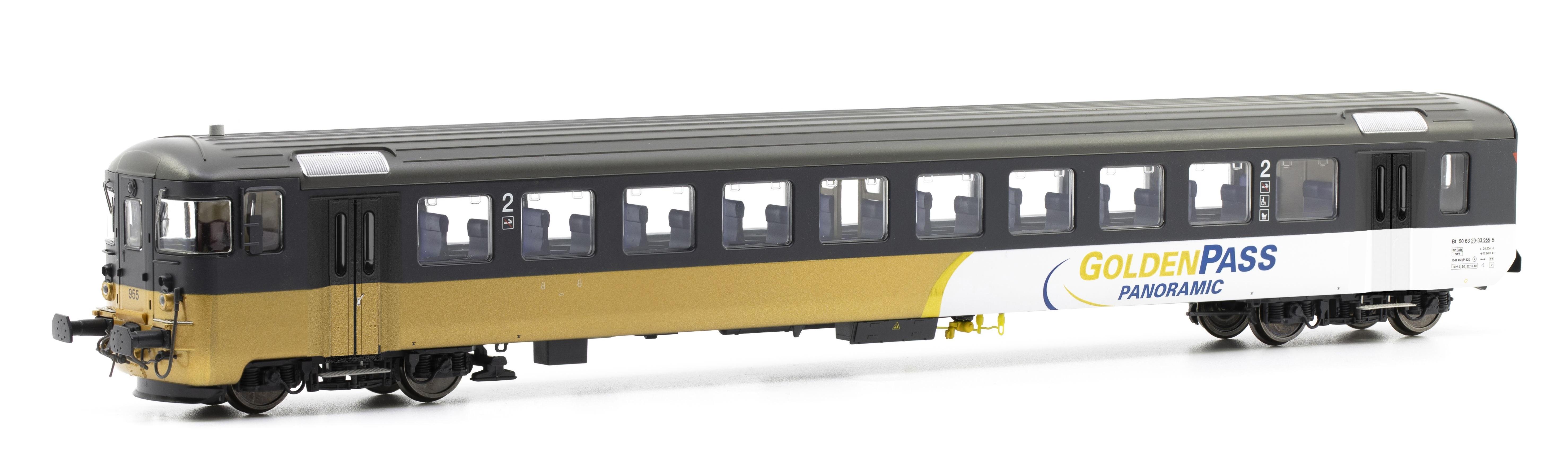 Bt 954 en livree "Goldenpass" epoque IV ansiennes poerte non louvoyantes