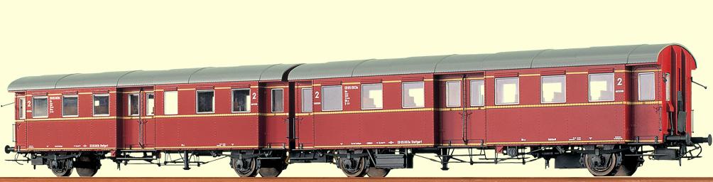 Voitures intermédiaires pour automotrice type Et65