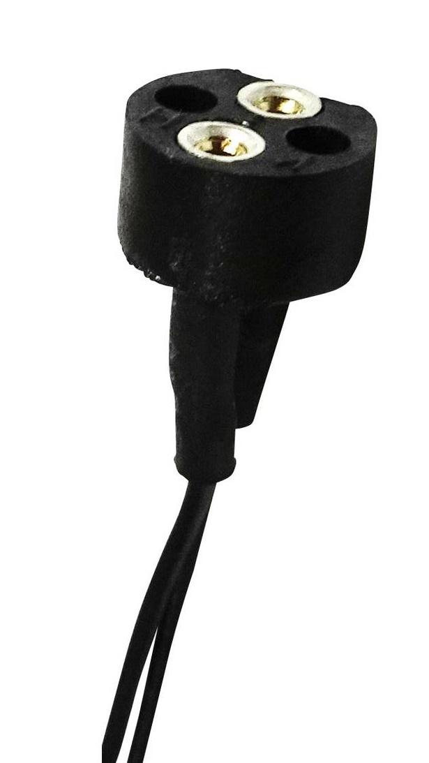 Support pour ampoules a broches avec fils de 35 cm