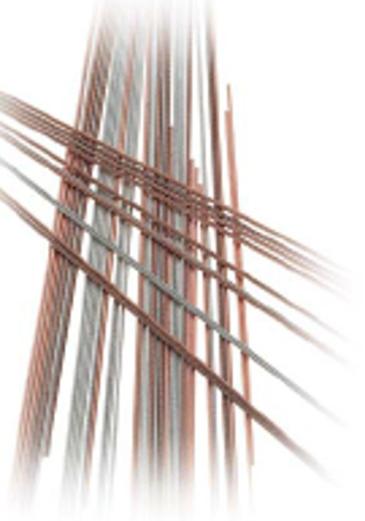 Fil d'acier bruni diametre 0.6mm, longueur 500mm