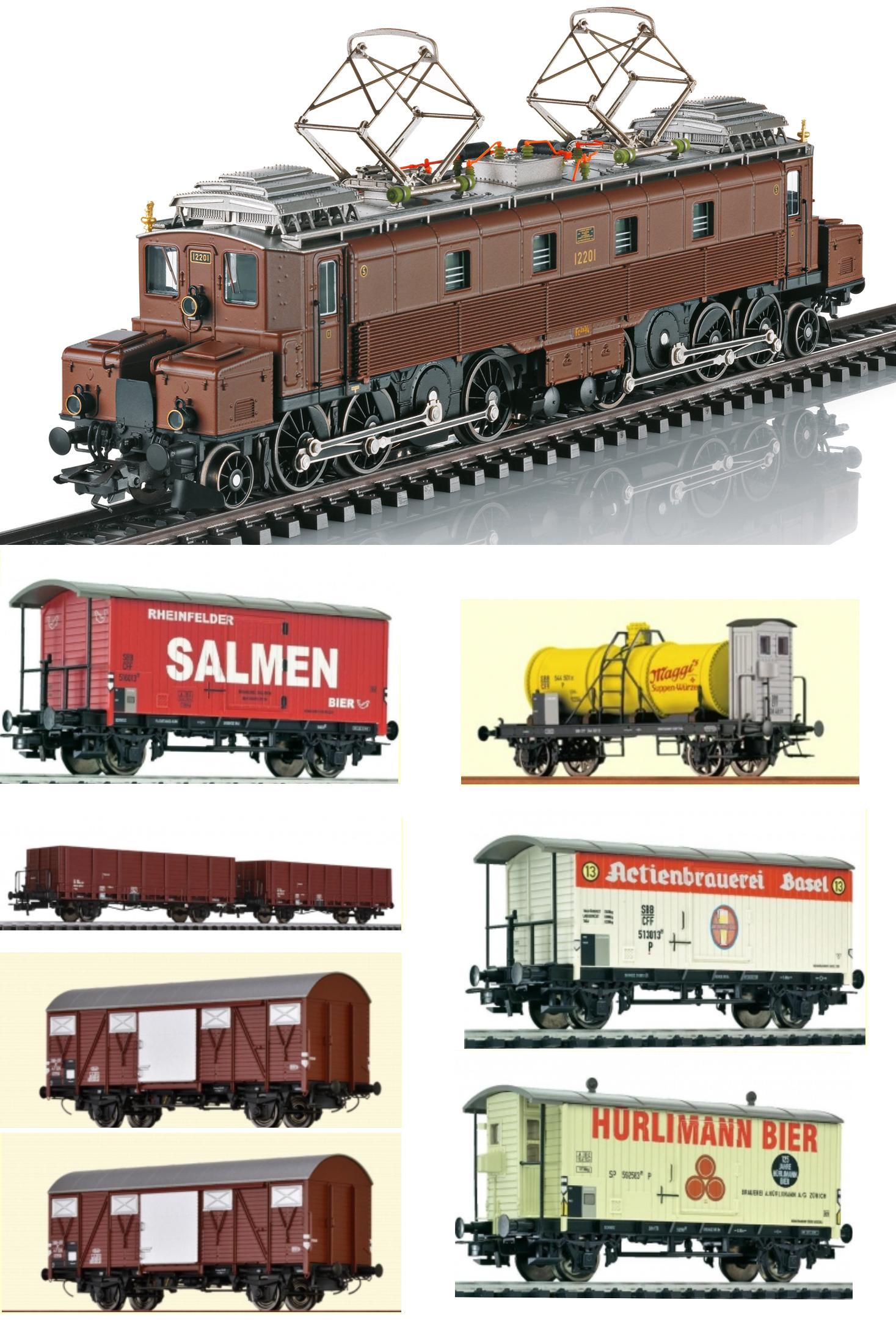 Train de marchandises ancien