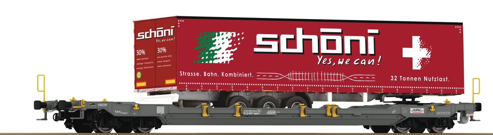 Wagon poche type T5 + semi remorque "Schöni"