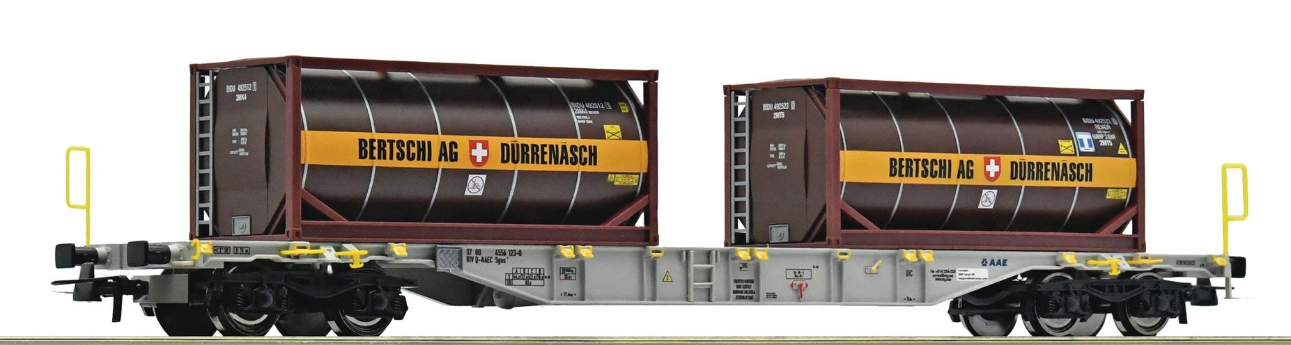 Sgnss avec conteneurs citernes "Bertschi"