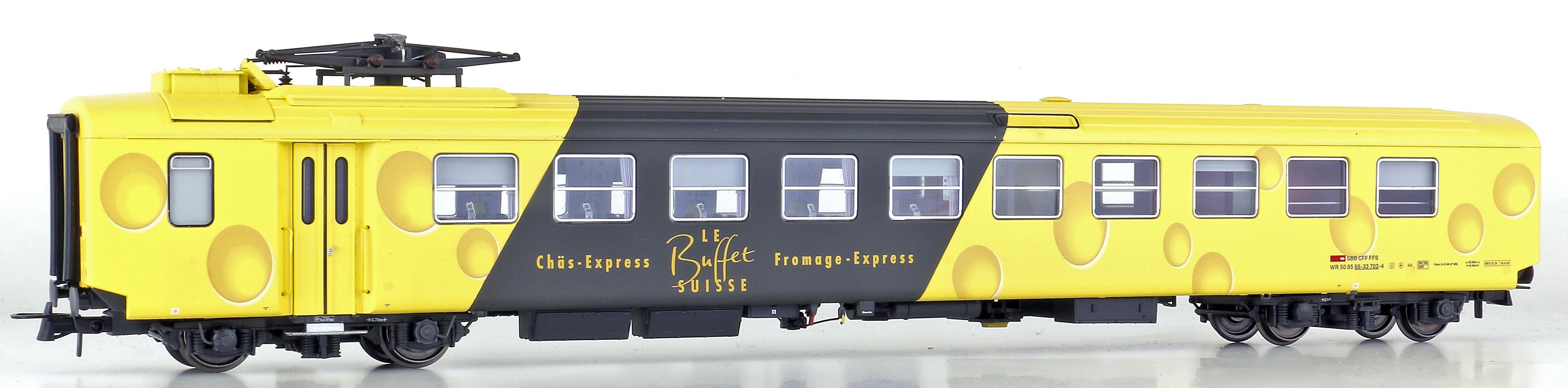 WR type VU I, "Le Buffet Suisse - Chaes Express" epoque IV
