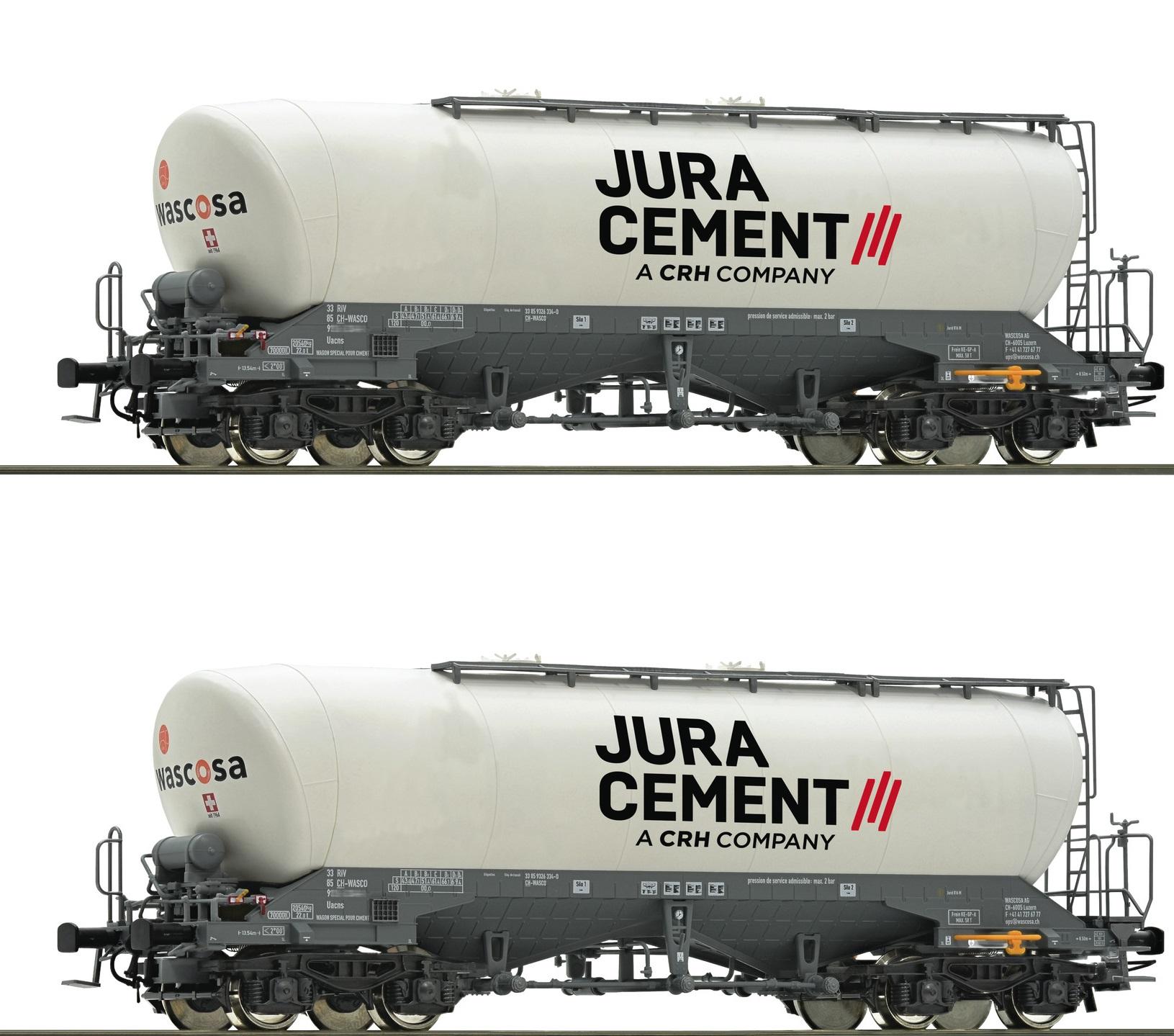 Coffret wagons a ciment type Uacns "Juracement"